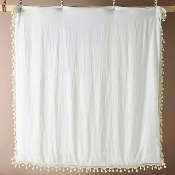 Brand New Twin 5 Pcs Set Tassels Boho Bedding | Duvet Cover & Pillow Covers - Picture 3 of 4